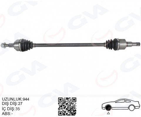 ÖN AKS KOMPLE SAĞ FORD YENI FOCUS IV 17> SANZ. OTOMATIGI 8 VITES 1.5L DURATORQ-TDCI
