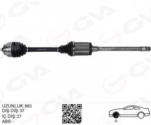 KOMPLE AKS ÖN SAĞ BMW F10 F12 F13 F06 xDrıve 863MM