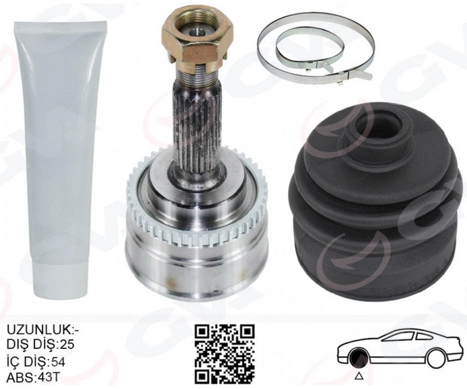 ÖN AKS KAFASI DIŞ SAĞ-SOL VOLVO S40 -V40 1.8 99>04