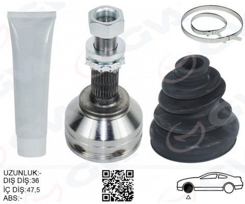 AKS KAFASI DIŞ SAĞ - SOL QASHQAI J10 KASA 1.5 DCI - 1.6 BENZ. 07-13