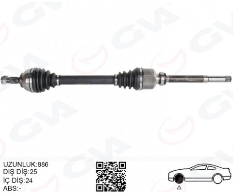 KOMPLE AKS ÖN SAĞ PSA 301 1.6 HDI 100 PS EURO 6 18-
