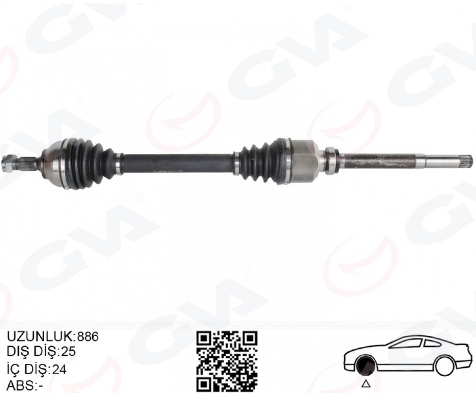 KOMPLE AKS ÖN SAĞ PSA 301 1.6 HDI 100 PS EURO 6 18-