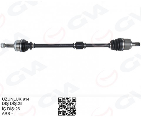 KOMPLE AKS ÖN SAG ABSLI HYUNDAI GETZ TB 1.3i-1.4i-1.6i 02-08