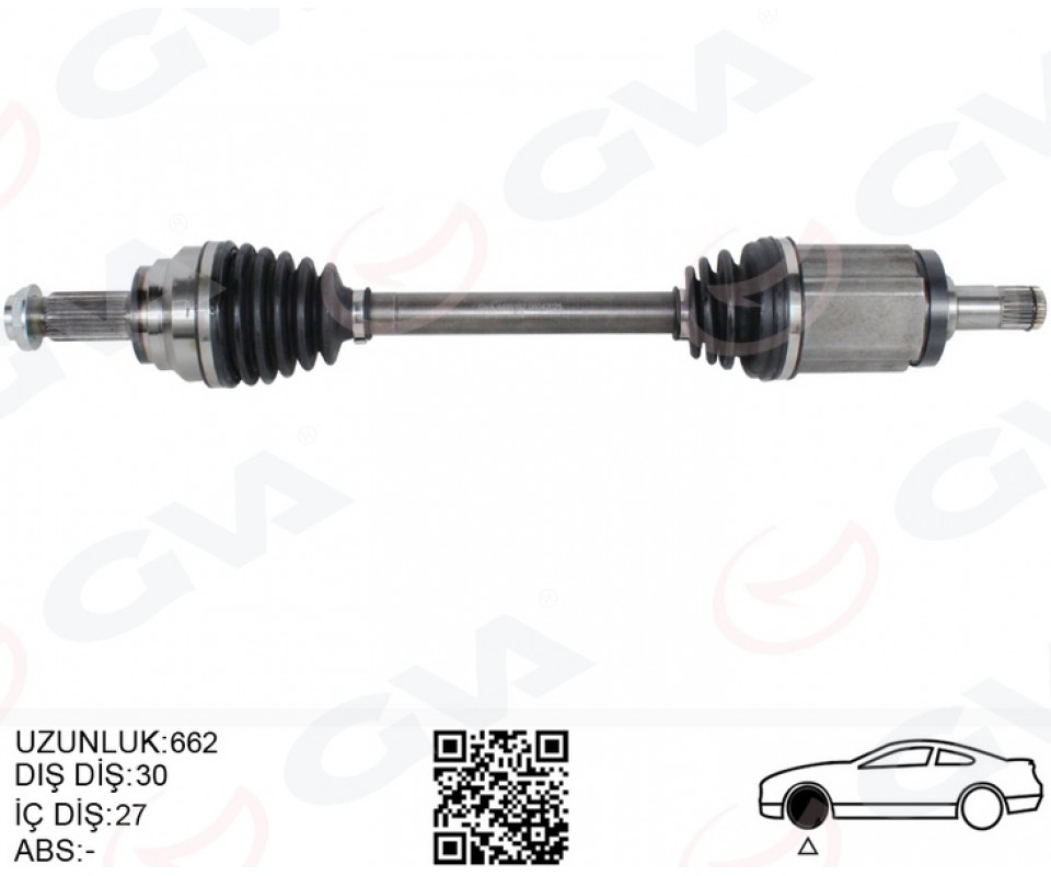 KOMPLE AKS ÖN SOL BMW X5 E70 F15 X6 F16 E71 E72 662MM