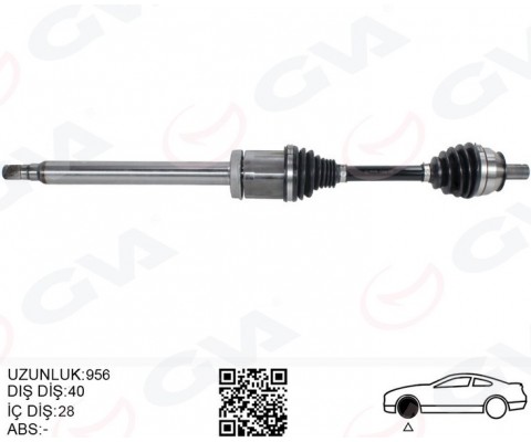 ÖN AKS KOMPLE SAĞ VOLVO S60 II 15> 2.0 D-T6-T5 S80 II D4-T6 15> V60 I 13>V70 III 13> OTOM.SANZIMAN