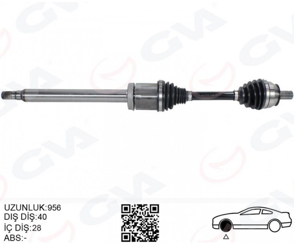 ÖN AKS KOMPLE SAĞ VOLVO S60 II 15> 2.0 D-T6-T5 S80 II D4-T6 15> V60 I 13>V70 III 13> OTOM.SANZIMAN