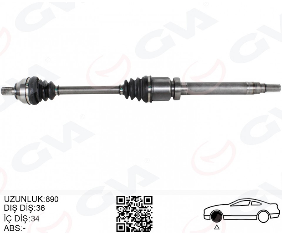 ÖN AKS KOMPLE SAĞ FOCUS II 04>09 1.6 TDCI CVT OTOM. DIZEL