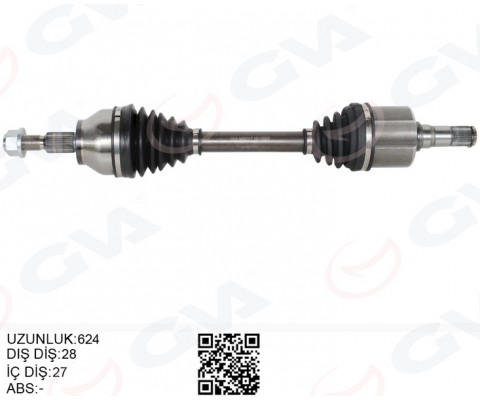 ÖN AKS KOMPLE SOL FOCUS III 14>17 1.5 TDCI DIZEL POWERSWIFT