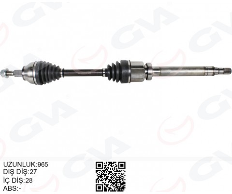 ÖN AKS KOMPLE SAĞ FOCUS III 14>17 1.5 TDCI DIZEL POWERSWIFT
