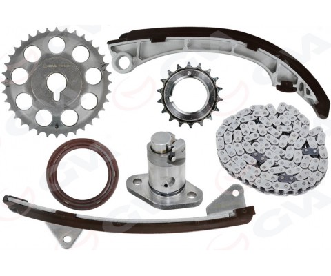 EKSANTRİK ZİNCİR SETİ TOYOTA COROLLA 1.4L 1.6L 4ZZ-FE 3ZZ-FE ZZE111 ZZE112 ZZE120 ZZE121 VVTi 01-06 / AVENSIS 1.6L 3ZZFE VVTi ZZT250 03-08 7 PARÇA