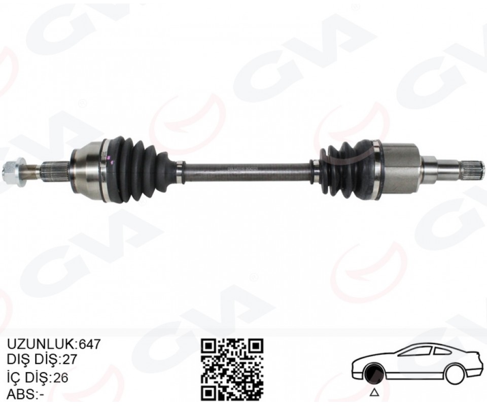 KOMPLE ÖN AKS SOL CONNECT 14> 1.6 TDCI