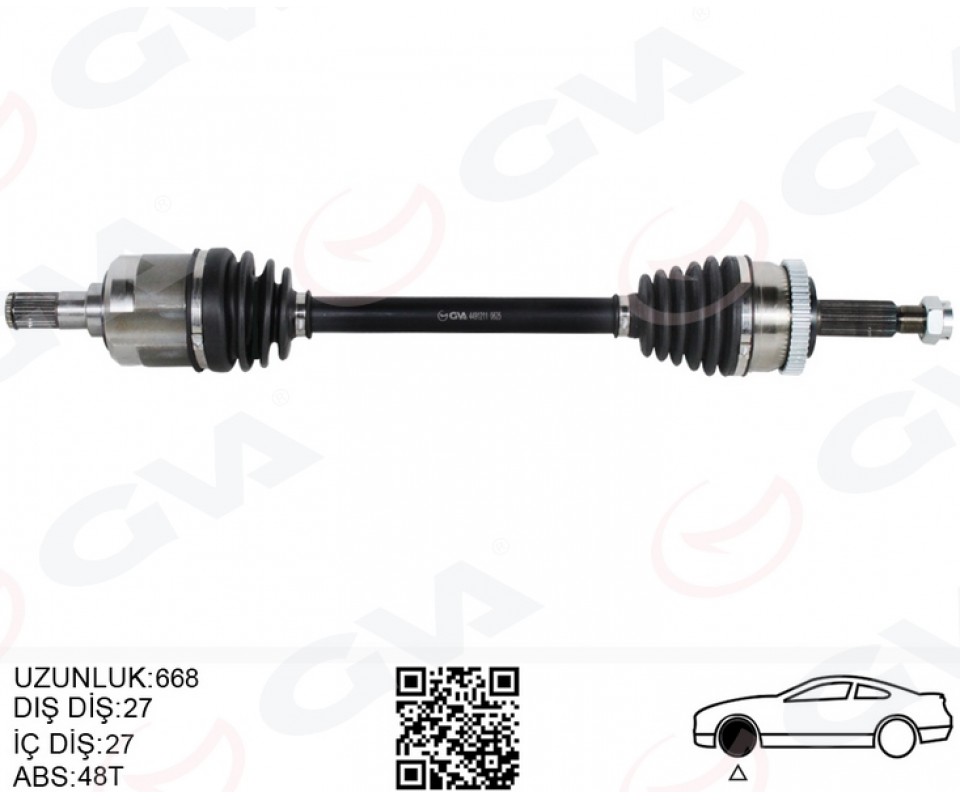 KOMPLE AKS ÖN SOL HYUNDAI TUCSON JM 2.0 CRDI ABSLI 04-10