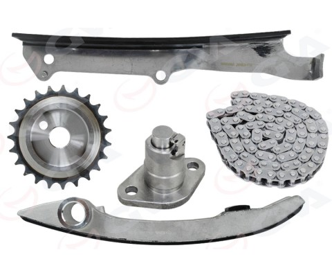 EKSANTRİK ZİNCİR SETİ MITSUBISHI CANTER 2.8L 4M40 FUSO FE511. FE711 01-> tekli zincir