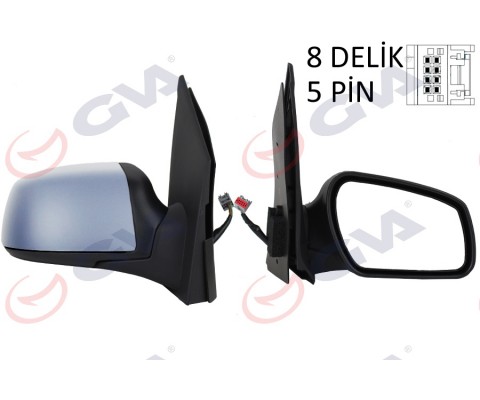 DIŞ DİKİZ AYNASI SAĞ FORD FİESTA 05> ELEKTRİKLİ ISITMALI ASTARLI 5PİN 5 FİŞ VM-6312EHPR