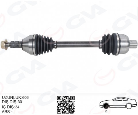 KOMPLE AKS ÖN SAĞ OPEL INSIGNIA 1.6 T A16LET M-T 08-