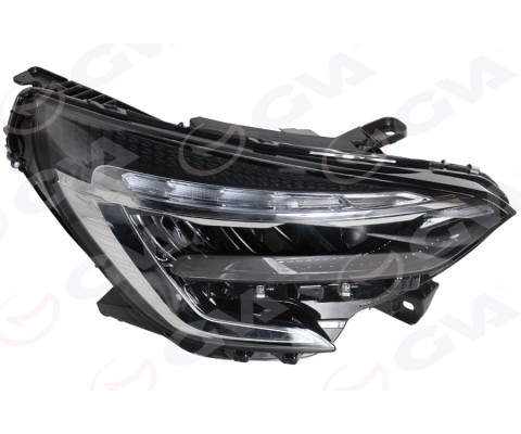 FAR LEDLİ SAĞ MOTORLU RENAULT CLIO V 19>23 SİYAH ÇITALI