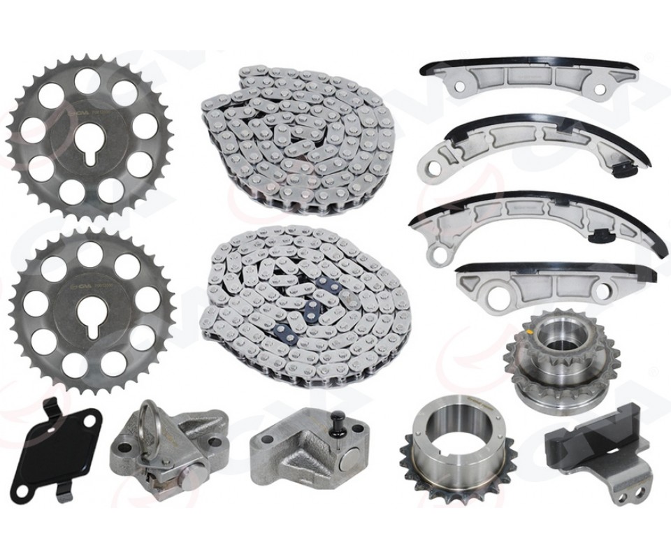 EKSANTRİK ZİNCİR SETİ TOYOTA HILUX REVO 2.4L 2GD-FTV GUN125 GUN135 15-> 14 pcs