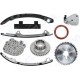 EKSANTRİK ZİNCİR SETİ NISSAN X-TRAIL 2.0L QR20 T30 01-06 2.5L QR25DE T30 01-06 / PRIMERA 2.0L QR20 P12 03-> 9 PARÇA - BALANS ZİNCİRİ VE BALANS GERGİSİ YOK