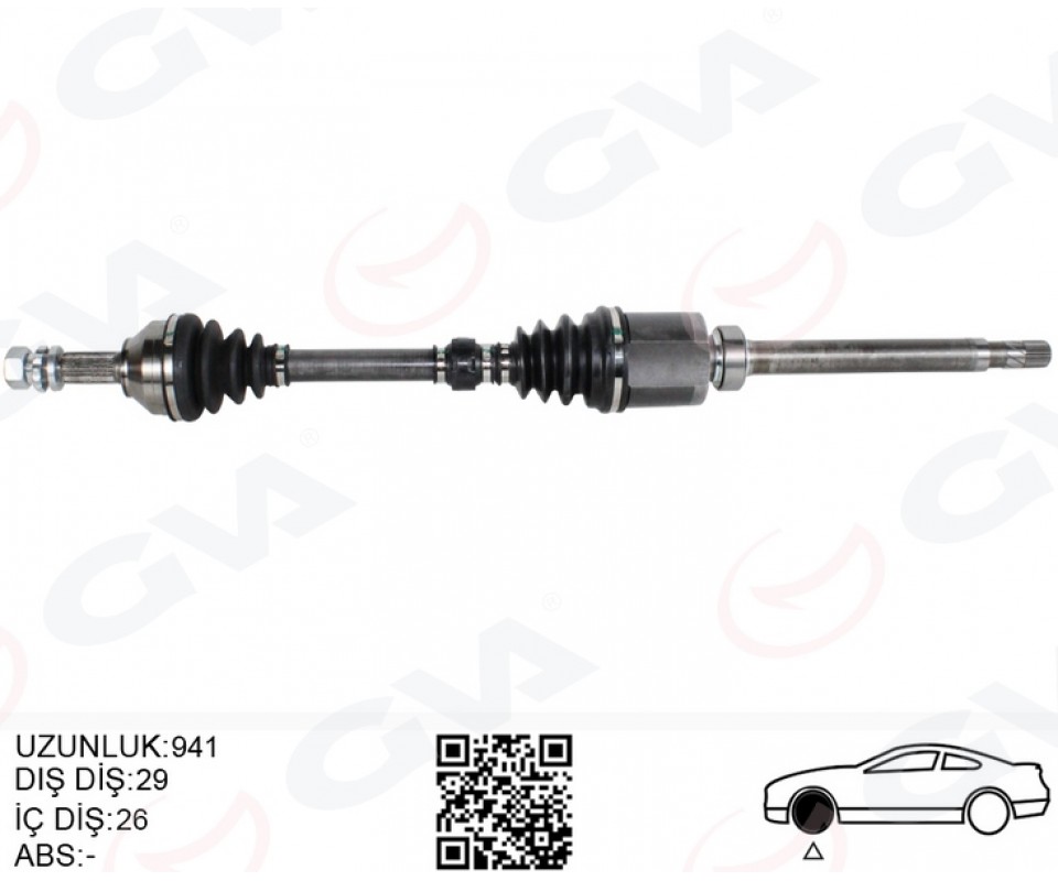 KOMPLE AKS SAĞ NISSAN QASHQAI 1.5L K9K J10 06-13 MANUEL VİTES