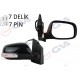 DIŞ DİKİZ AYNASI SAĞ COROLLA 08> ELEKTRİKLİ ISITMALI KATLANIR SİNYALLİ ASTARLI KONVEKS 7 FİŞ VM-6263EBR
