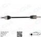 KOMPLE AKS ARKA SAĞ/SOL FREELANDER 2 L359 2.0 Si4 2.2TD4 06<14 820MM DİŞ 28 DİFERANSİYEL DİŞ 26