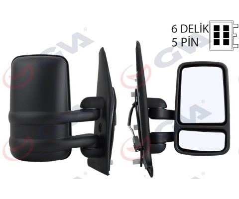 DIŞ DİKİZ AYNASI SAĞ MASTER-MOVANO 95> ELEKTRİKLİ ISITMALI KONVEKS