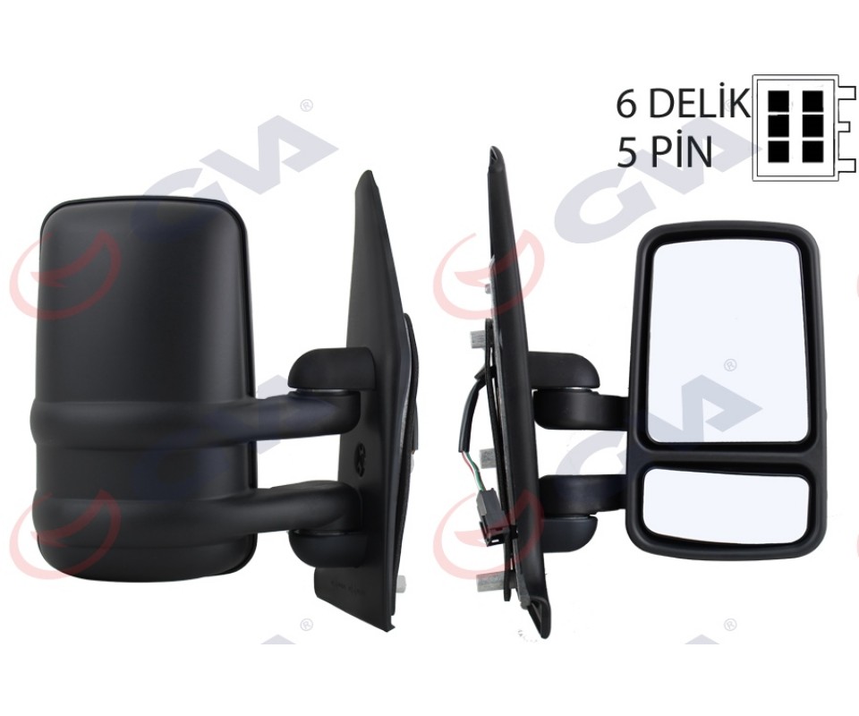 DIŞ DİKİZ AYNASI SAĞ MASTER-MOVANO 95> ELEKTRİKLİ ISITMALI KONVEKS