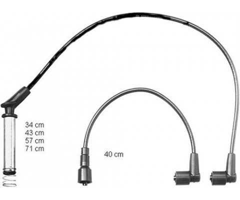 BUJİ KABLOSU TAKIMI OPEL CORSA B-COMBO B 93>00 1.2-1.4İ C12NZ-12NZ-C14NZ