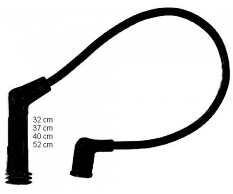 BUJİ KABLOSU HYUNDAI ACCENT 1.5L G4EK 95-00 1.3L G4EA enjeksiyonlu 01-> / GETZ 1.3L G4EA 03-05 / ATO S 1.0L 1.1L 06->