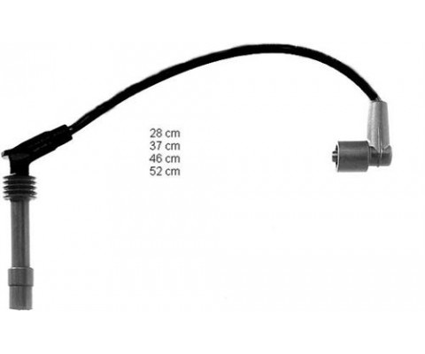 BUJİ KABLOSU TAKIMI OPEL CORSA B-COMBO B-ASTRA F 93>00 1.2-1.4İ C12NZ-X12SZ-14NZ-X14SZ