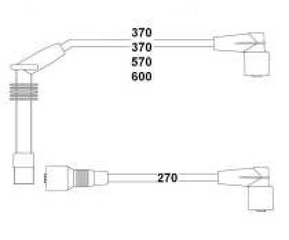BUJİ KABLOSU TAKIMI LPG Lİ ASTRA F 91>98 VECTRA A 88>95 1.8-2.0İ 18SV-C18NZ-20NE-C20NE VECTRA B 1.6 16LZ2