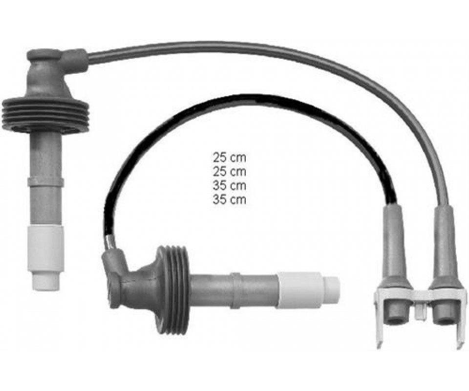 BUJİ KABLO TAKIMI RENAULT LAGUNA-SAFRANE 95> VOLVO S40-V40 95> 1.8-1.9-2.0 N7Q -B4164-B4184-B4194
