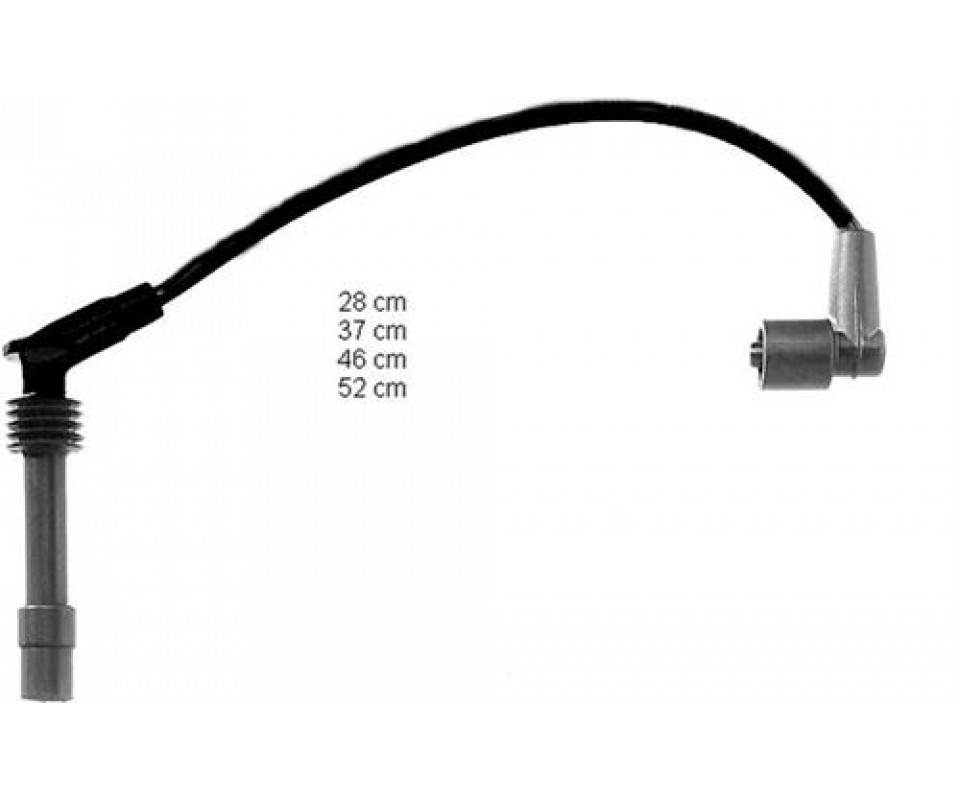 BUJİ KABLOSU TAKIMI OPEL CORSA B-COMBO B-ASTRA F 93>00 1.2-1.4İ C12NZ-X12SZ-14NZ-X14SZ