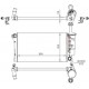 RADYATÖR FIAT PANDA 07>11 MEKANİK 540x322x18