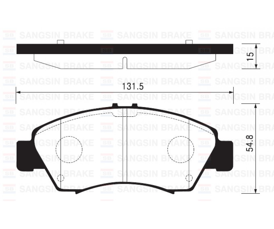 ÖN FREN BALATA KÜÇÜK TİP HONDA CIVIC 1.6L D16 SI enjeksiyonlu 92-95 1.4L D14A EURO 96-00 / JAZZ 1.4L L13A GD 02-08