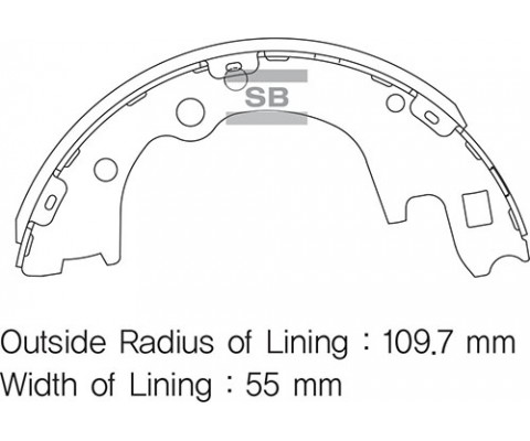 ARKA KAMPANA PABUÇ BALATA HYUNDAI H100 2.5L Kamyonet 04->