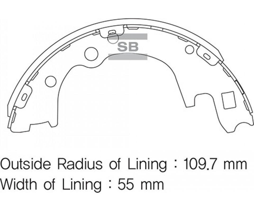 ARKA KAMPANA PABUÇ BALATA HYUNDAI H100 2.5L Kamyonet 04->