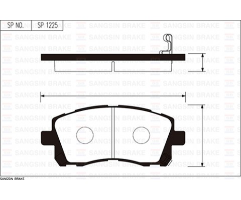 ÖN FREN BALATA SUBARU FORESTER 2.0L S Turbo 97-02 / OUTBACK 2.5L 3.0L 99-09