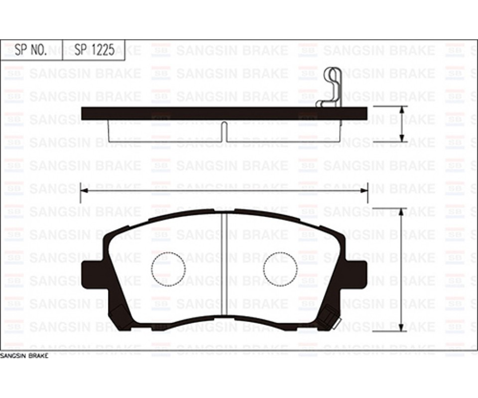 ÖN FREN BALATA SUBARU FORESTER 2.0L S Turbo 97-02 / OUTBACK 2.5L 3.0L 99-09