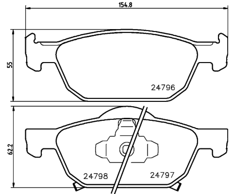 ÖN FREN BALATA HONDA ACCORD 2.0L R20A3 CU kasa 08->