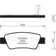 ARKA FREN BALATA HONDA CR-V 2.2L N22A CTDi dizel RE6 06-> / CR-V 2.0L R20 benzinli RE5 otomatik vite s 07-15 / CR-V 1.6L N16A2 RE6 İ-DTEC dizel 4x2 4x4 13->