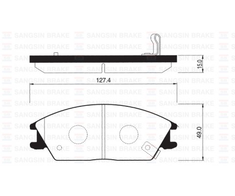 ÖN FREN BALATA HYUNDAI ACCENT 1.3L 1.5L 1.6L benzinli 1.5L CRDi dizel 95-05 / GETZ 1.1L 1.3L 1.4L be nzinli 1.5L CRDi dizel 02-09 / EXCEL 90-95 / SCOUPE 92-96