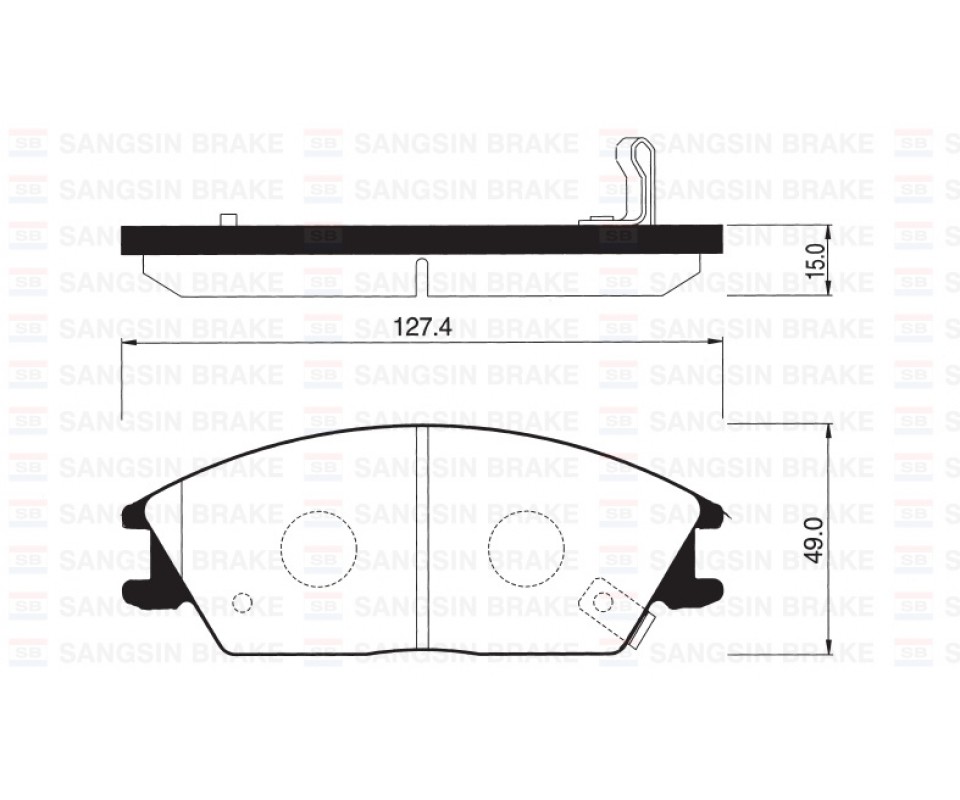ÖN FREN BALATA HYUNDAI ACCENT 1.3L 1.5L 1.6L benzinli 1.5L CRDi dizel 95-05 / GETZ 1.1L 1.3L 1.4L be nzinli 1.5L CRDi dizel 02-09 / EXCEL 90-95 / SCOUPE 92-96