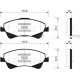 ÖN FREN BALATA TOYOTA AVENSIS 1.6L 1ZR-FAE ZRT270 benzinli 09-> 1.8L 2ZRFAE ZRT271 09-> 2.0L ADT270 AZT270 09-> / VERSO 1.6L 1ZRFAE ZGR20 09 ->