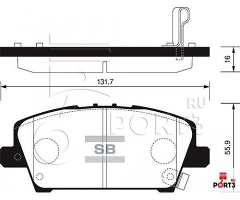ÖN FREN BALATA HONDA CIVIC 1.8L R18A VTEC Hatchback FK2 Kasa 06-> / 1.4L L13Z1 sport FK1 Kasa 09 -> - Aşınma ikaz soketli