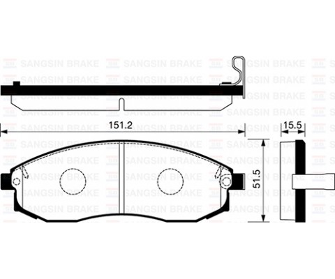 ÖN FREN BALATA MITSUBISHI L200 2.5L 4D56INT MAGNUM K74T TURBO 4x4 99-06 / NISSAN MAXIMA 2.0L VQ20DE DOHC A32 V6 95-00
