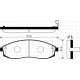 ÖN FREN BALATA MITSUBISHI L200 2.5L 4D56INT MAGNUM K74T TURBO 4x4 99-06 / NISSAN MAXIMA 2.0L VQ20DE DOHC A32 V6 95-00