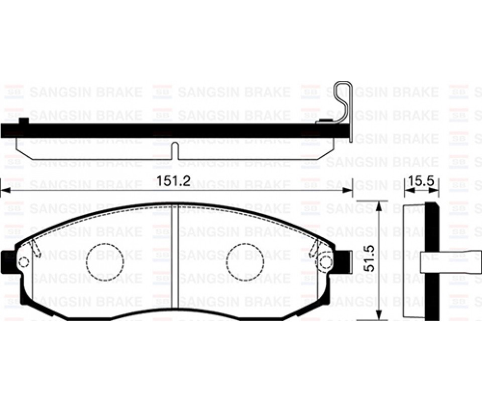 ÖN FREN BALATA MITSUBISHI L200 2.5L 4D56INT MAGNUM K74T TURBO 4x4 99-06 / NISSAN MAXIMA 2.0L VQ20DE DOHC A32 V6 95-00