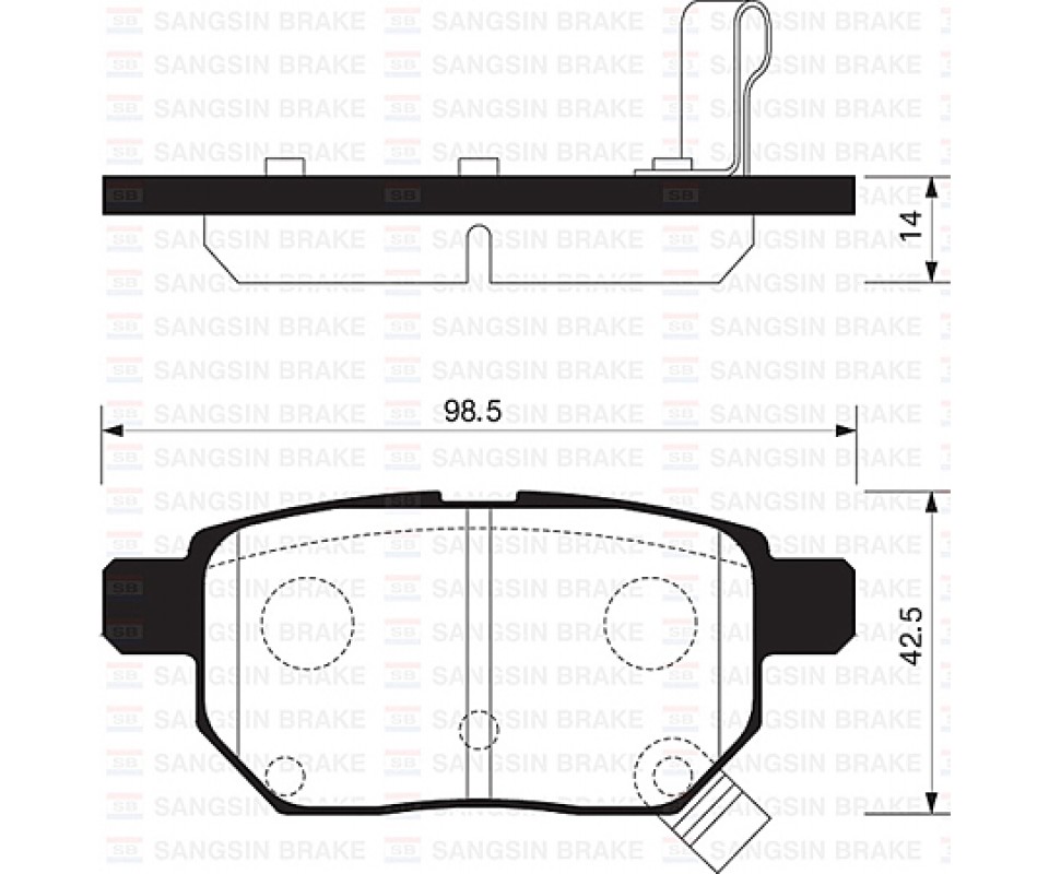 ARKA FREN BALATA TOYOTA AURIS. COROLLA 1.6L 1ZR-FE ZRE151 07-11 / 1.33L 1NR-FE NRE150 6 vites 10->
