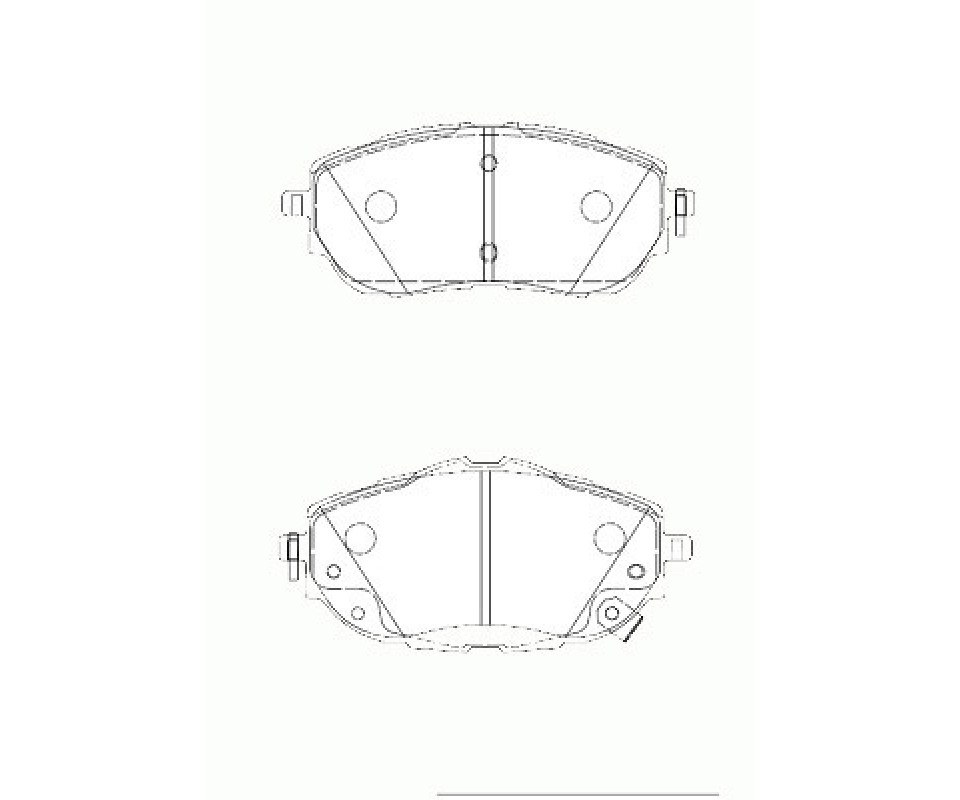 ÖN FREN BALATA TOYOTA AURIS COROLLA 1.33L 1.6L 1NR-FE 1ZR-FAE NRE180 ZRE181 ZRE185 12-> / 1.4L 1ND-FTV NDE180 12->